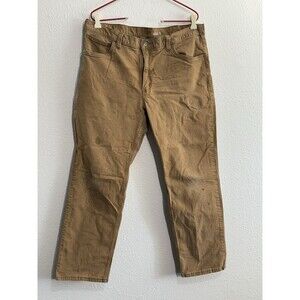 Men's 38x30 Distressed Carhartt Relaxed Fit Hickory Carpenter Pants 102517-918